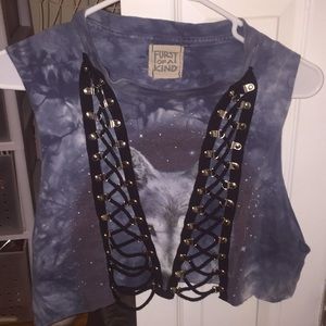 Vintage of Furst of a Kind Crop Top